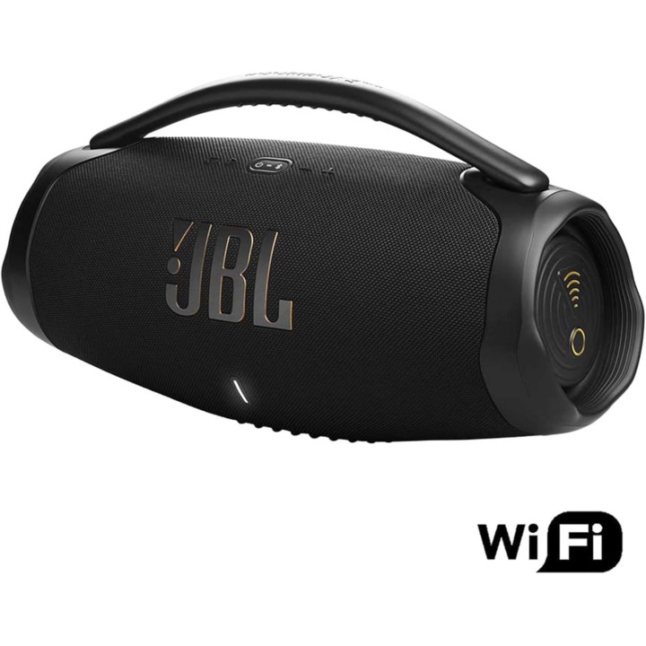 Enceinte portable JBL Boombox 3 - Bluetooth WiFi - Son puissant - Autonomie 24h - Étanche