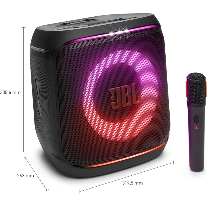 Enceinte Bluetooth portable JBL PartyBox Encore 2 - Micro sans fil, 12h, IPX4, LED