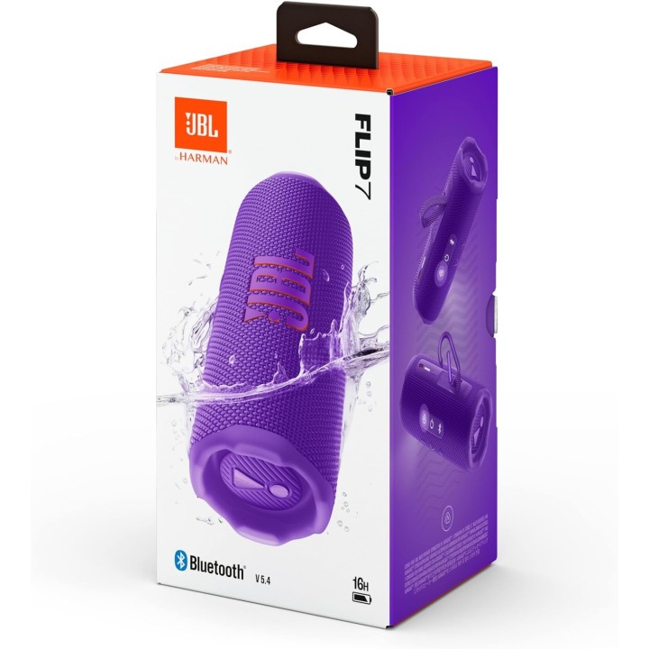 Enceinte Bluetooth portable JBL Flip 7 - Étanche IP68, autonomie 16h, son puissant