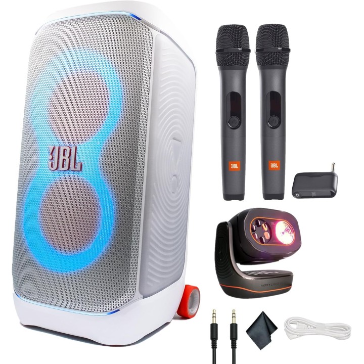Enceinte portable Bluetooth JBL PartyBox Stage 320 - 240 W - Karaoké - Batterie 18h