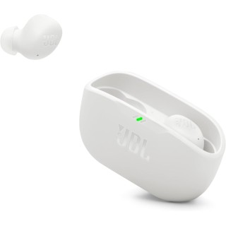 Écouteurs sans fil JBL Vibe Buds 2 - Réduction de bruit - Autonomie 40h - Blanc