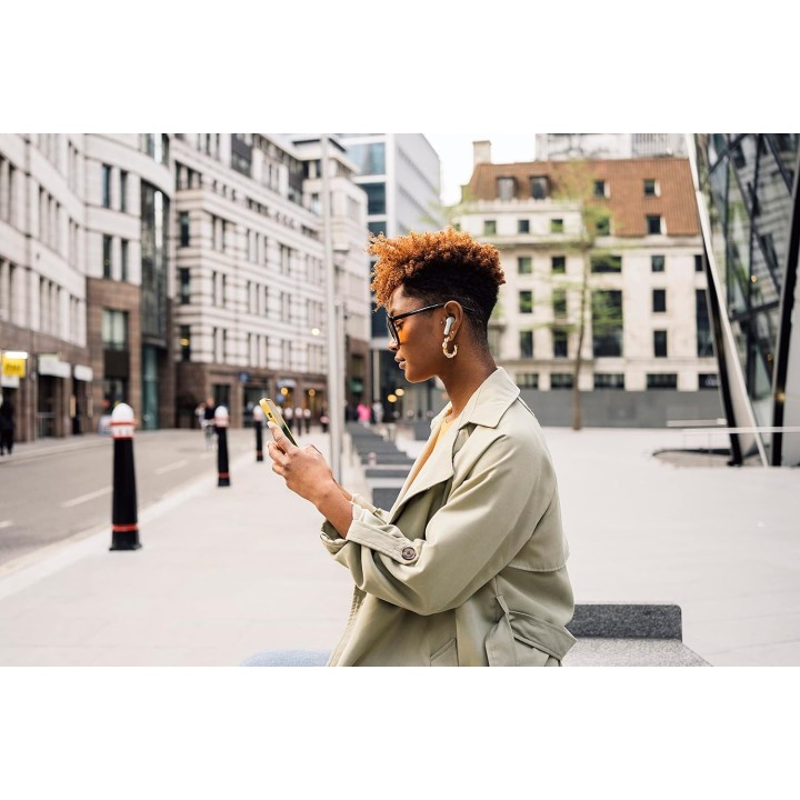 Écouteurs sans fil JBL Tune Beam - Réduction de bruit, Bluetooth 5.3, autonomie 48h - Blanc