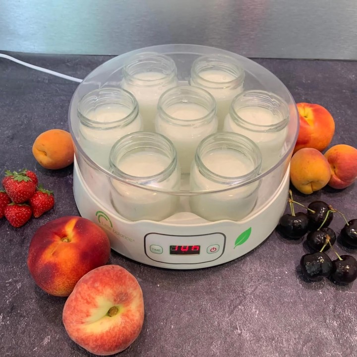 Yaourtière digitale 13 pots en verre - Timer programmable et arrêt automatique LITTLE BALANCE