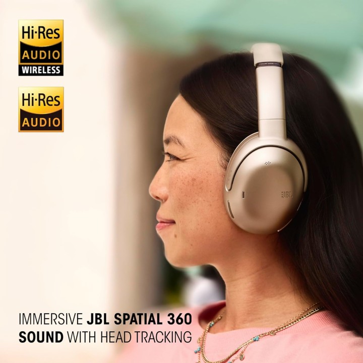 Casque sans fil JBL Tour One M3 - Réduction de bruit adaptative, spatialisation 360°, 70h