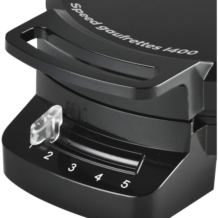 Gaufrier 5 gaufres cœur - 1200 W - Plaques antiadhésives - Thermostat réglable LITTLE BALANCE