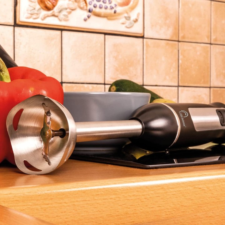 Mixeur plongeant inox 600 W - 8 vitesses turbo - ergonomique Little Balance