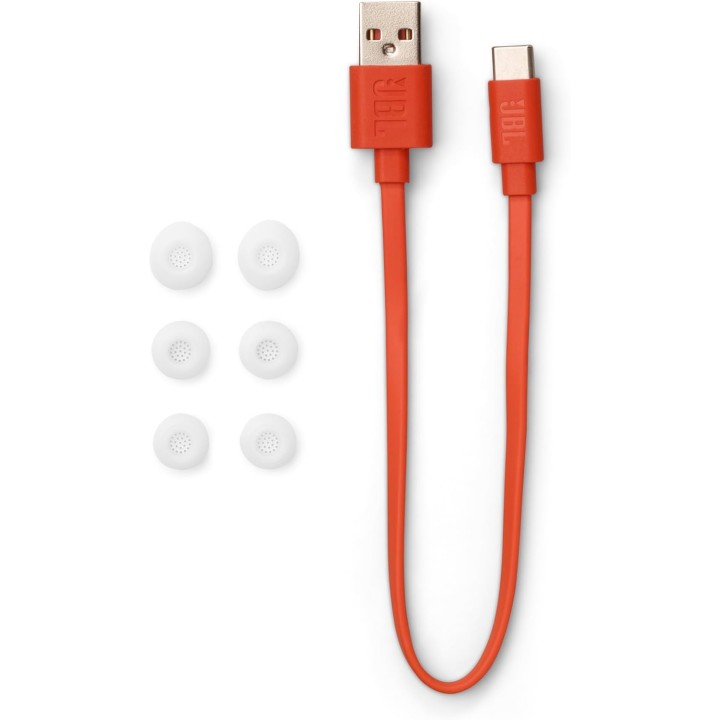 Écouteurs sans fil JBL Vibe Buds 2 - Réduction de bruit - Autonomie 40h - Blanc