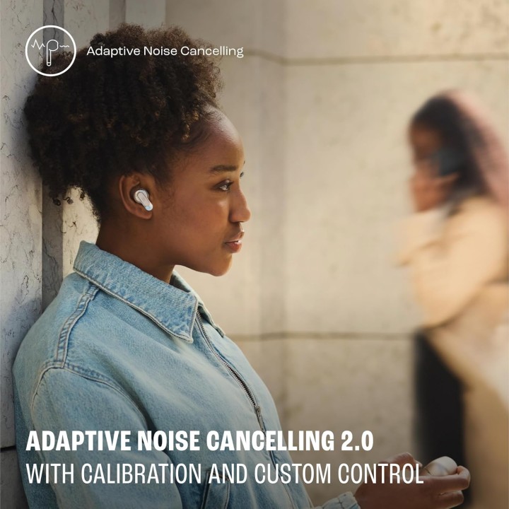 Écouteurs sans fil Bluetooth JBL Tour Pro 3 - Réduction de bruit - Autonomie 40h - Crème