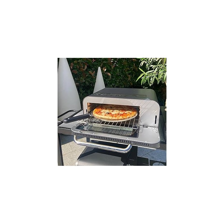 Four à pizza 2000W Air Fryer 54cm - Pierre réfractaire Little Balance 8733