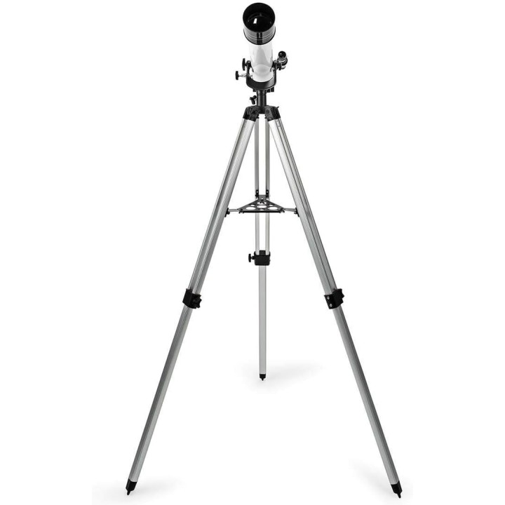 Télescope réfracteur NEDIS 70/700 mm avec trépied et chercheur 5x24 - Blanc
