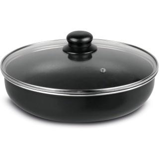 Sauteuse 26 cm aluminium recyclé - anti-adhésif induction couvercle vapeur amovible