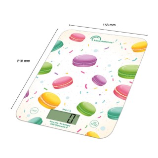 Balance de cuisine extra plate USB rechargeable réparable 5 kg verre - LITTLE BALANCE