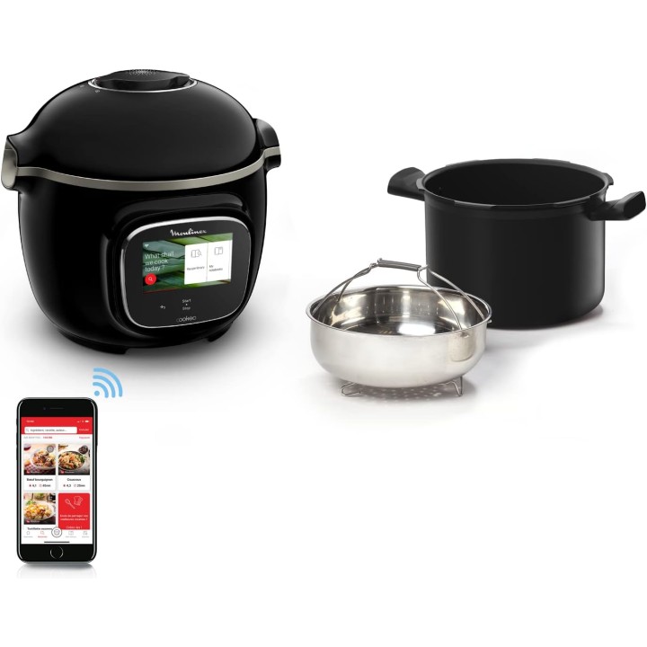 Multicuiseur intelligent Moulinex Cookeo Touch Wifi - 6L, écran tactile, recettes intégrées