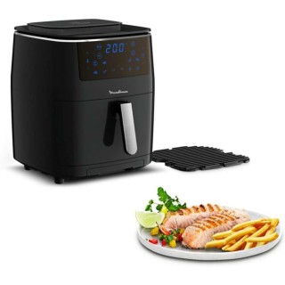 Friteuse airfryer 3-en-1 vapeur et gril 6,5L 1700W - Moulinex Easy Fry noire