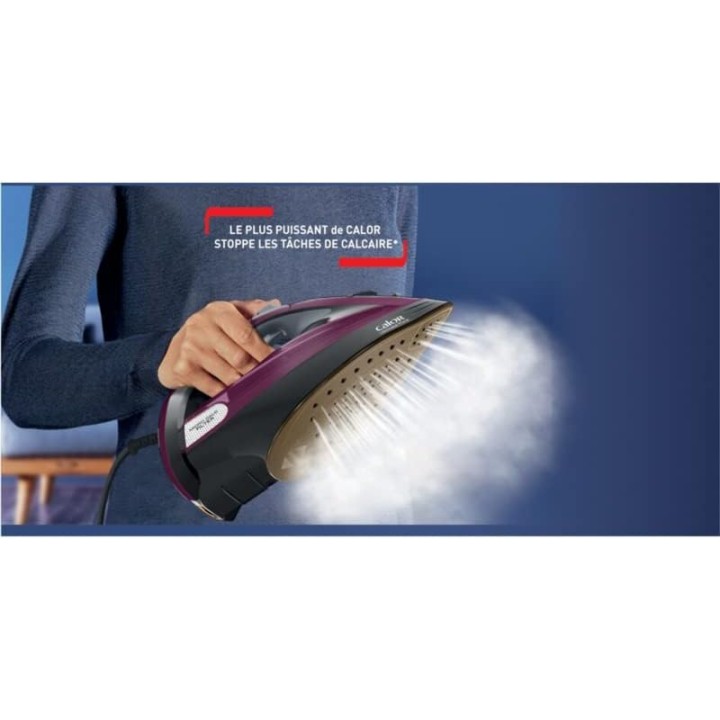 Fer à repasser vapeur Calor Ultimate Pure 3000 W - Arrêt automatique