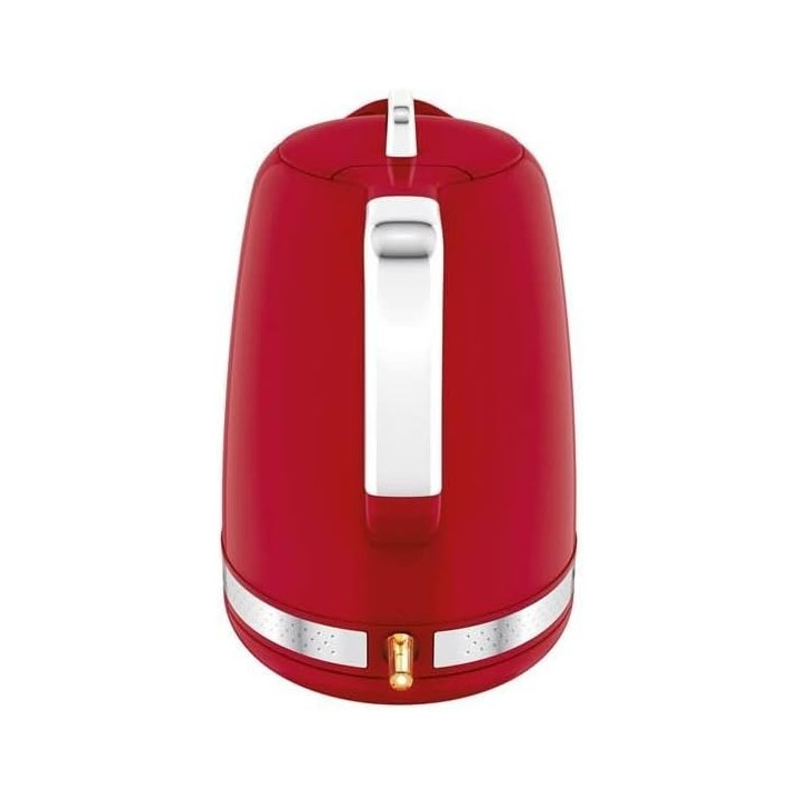 Bouilloire électrique 1,7 L 2400 W - Moulinex - design rouge élégant