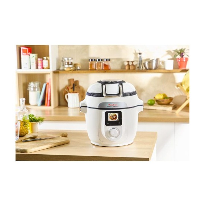 Cuiseur multifonction connecté Moulinex Cookeo Infinity 6,5L - Airfryer, 16 programmes