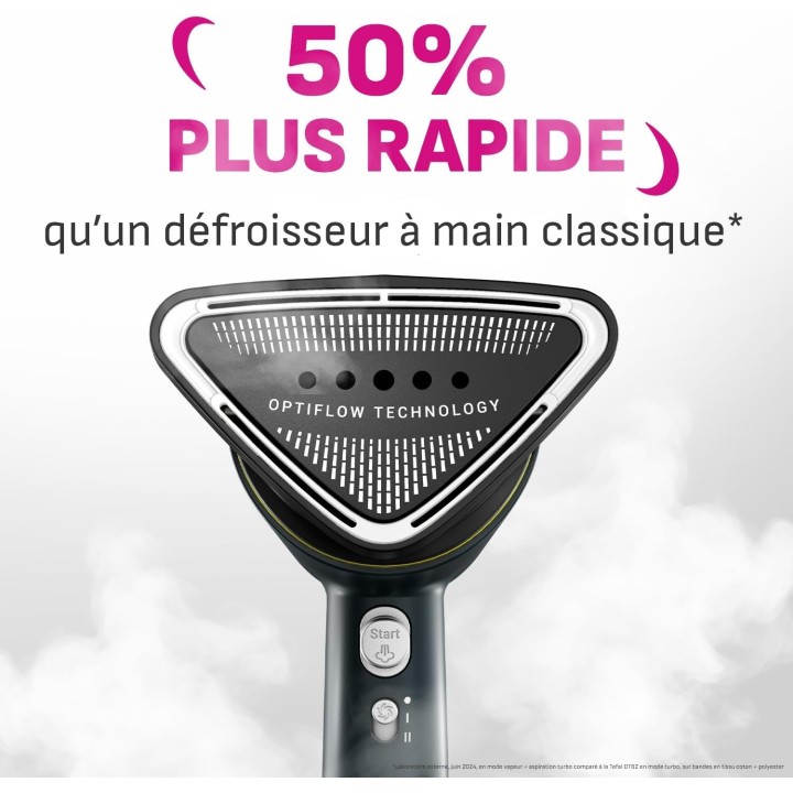 Défroisseur vapeur à main Calor AeroSteam OptiFlow - Rapide, compact, fabrication française