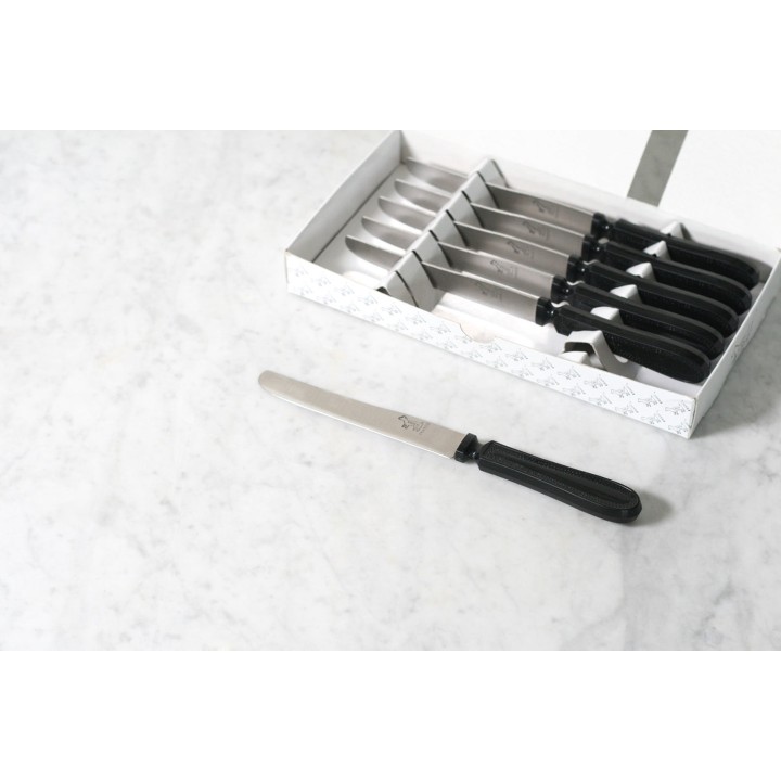 Couteau de table Couteau Chien - Acier inoxydable, manche plastique, Thiers France