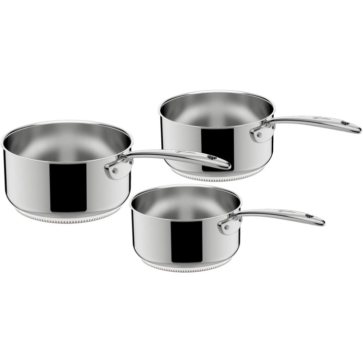 Casserole induction 20 cm acier inoxydable fond 5 couches poignée rivetée Lagostina