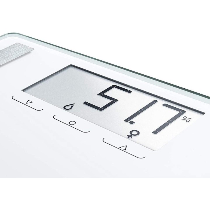 Pèse-personne digital en verre trempé Soehnle Shape Sense Control 200 rectangulaire