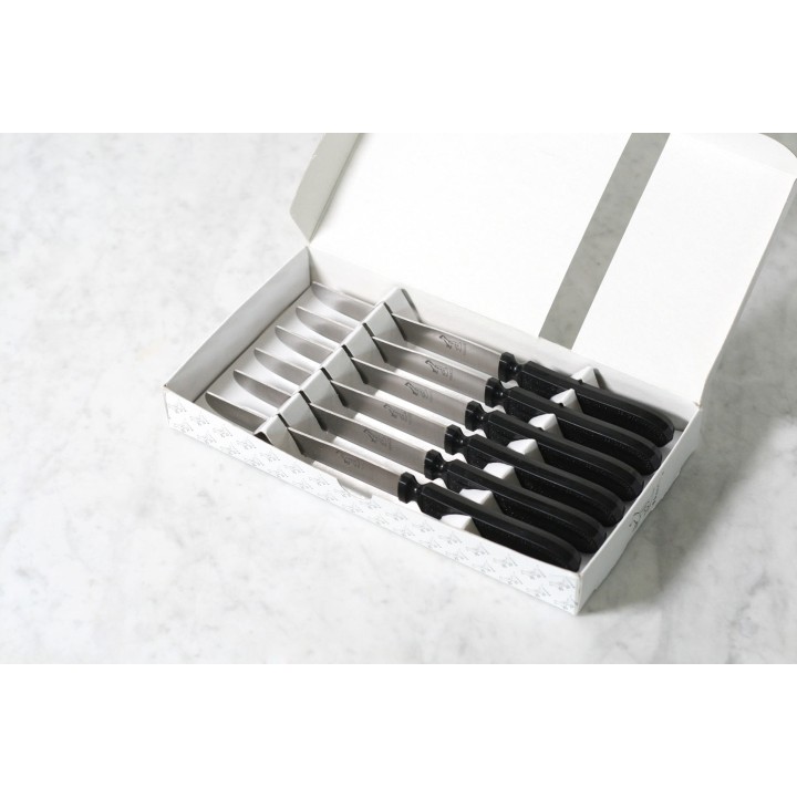 Couteau de table Couteau Chien - Acier inoxydable, manche plastique, Thiers France