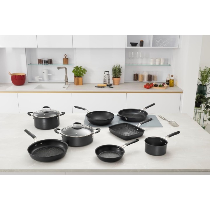 Crêpière 28 cm antiadhésive titane - Induction - Manche riveté - Lagostina Tempra