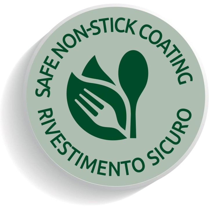 Poêle 24 cm antiadhésive titane Lagostina Tempra - Inox induction manche silicone