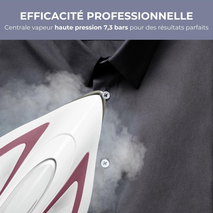 Centrale vapeur Calor Pro Express Ultimate - 7,3 bars, 490 g/min, fabriquée en France