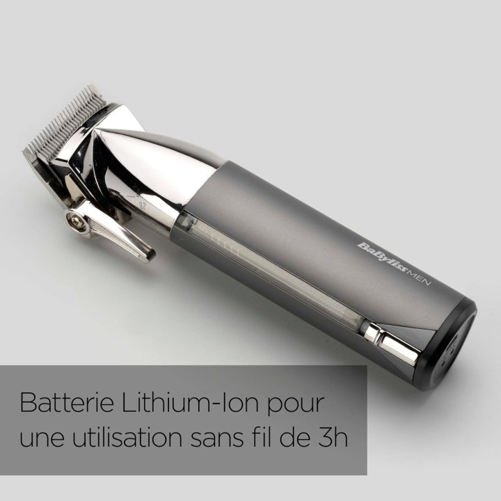 Tondeuse cheveux sans fil - Lames acier japonais - Autonomie 180 min - Affichage digital