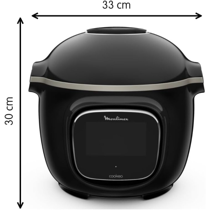 Multicuiseur intelligent Moulinex Cookeo Touch Wifi - 6L, écran tactile, recettes intégrées