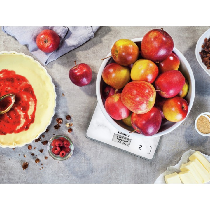 Balance de cuisine électronique compacte Soehnle Page 300 Marble - précision 1 g 5 kg