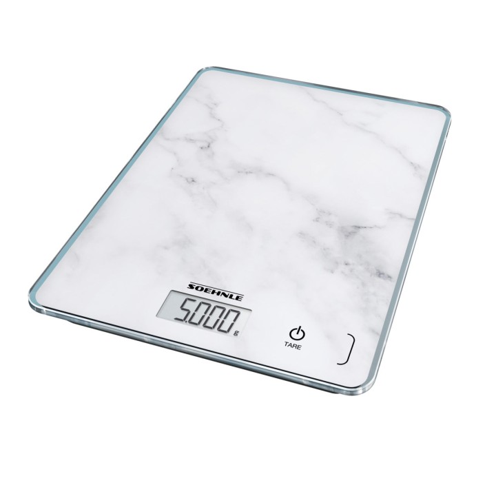 Balance de cuisine électronique compacte Soehnle Page 300 Marble - précision 1 g 5 kg
