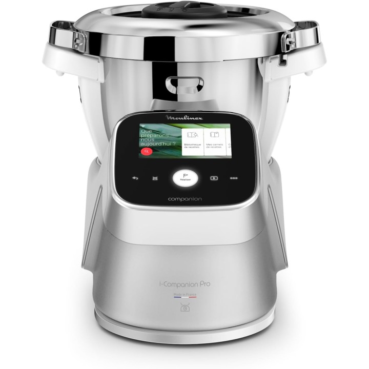 Robot cuiseur connecté multifonction Moulinex i-Companion Touch Pro 3L - 19 programmes