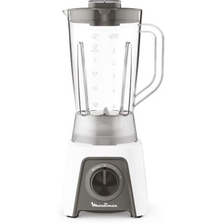 Blender Moulinex LM2C3110 - 1,5 L - 450 W - Blanc - Mixeur et Hachoir polyvalent