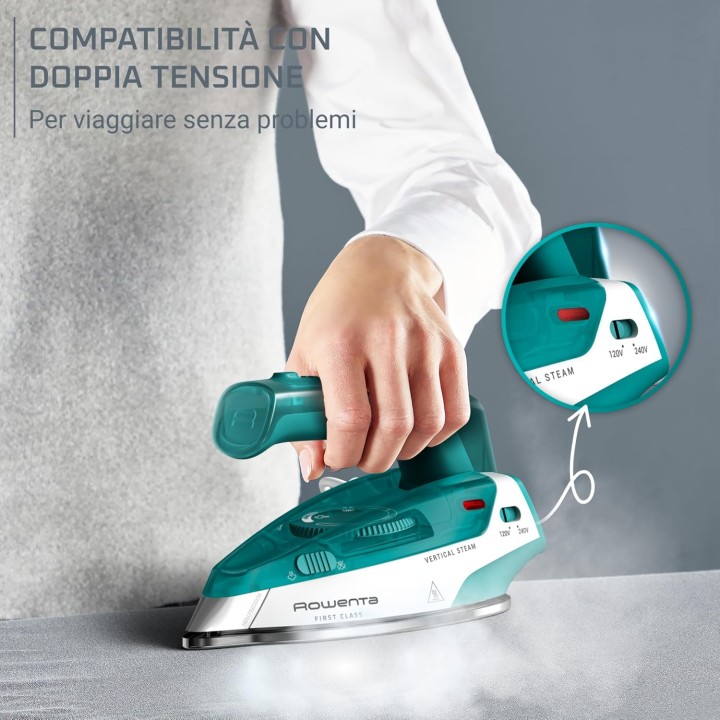 Fer à repasser de voyage vapeur compact pliable - Rowenta DA1610