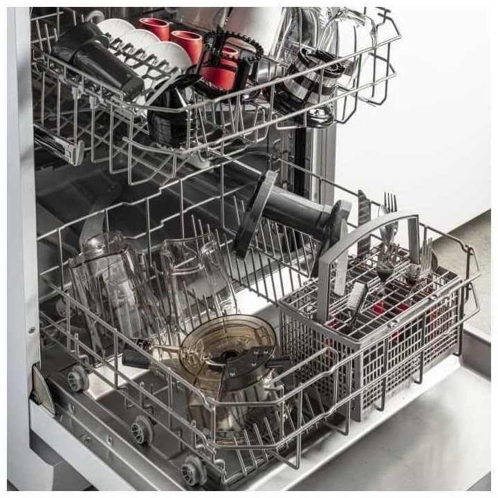 Extracteur de jus électrique pressage à froid Moulinex Juiceo silencieux - acier inoxydable