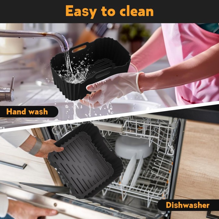 Kit accessoires air fryer complet - Moulinex XXL 11L - silicone alimentaire et inox