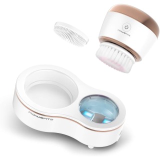 Brosse nettoyante visage éclat - Routine 1 minute Rowenta - 2 embouts - Utilisable sous l'eau