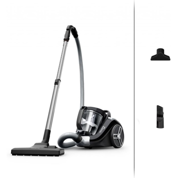 Aspirateur sans sac compact Rowenta Cyclonic Power XXL 900W - Traîneau puissant