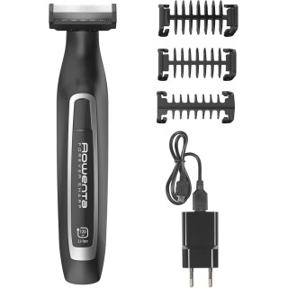 Tondeuse barbe hybride 3-en-1 Rowenta - lames inox - autonomie 120 min - Wet & Dry