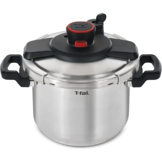 Autocuiseur inox ouverture facile 6,3L - Compatible induction - T-Fal Clipso