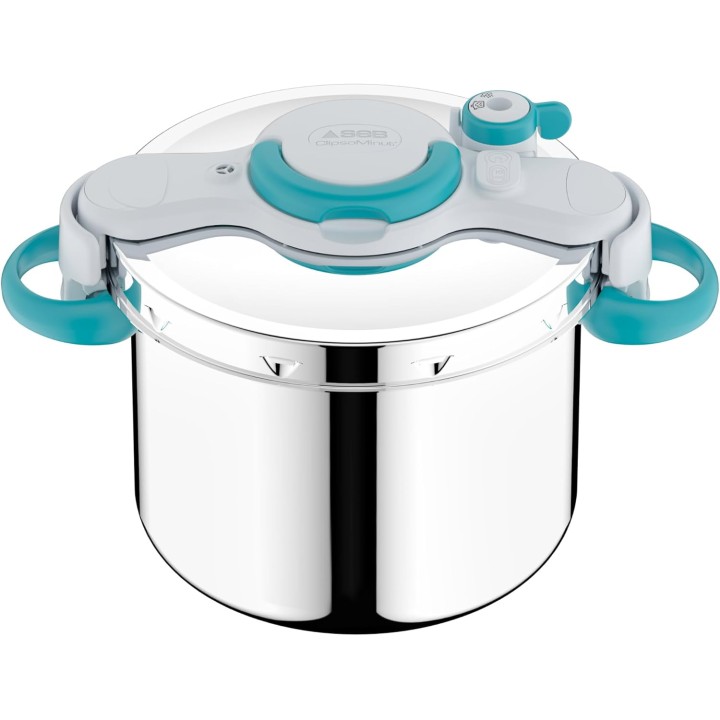 Cocotte-minute SEB ClipsoMinut' Easy+ 9L inox - ouverture facile, induction