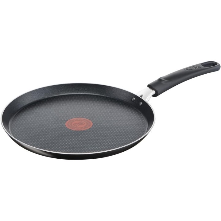 Crêpière antiadhésive Tefal Easy Cook & Clean 25 cm - Thermo-Signal, titane