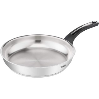 Poêle inox 28 cm Tefal Emotion – Base épaisse, diffusion homogène, poignée robuste