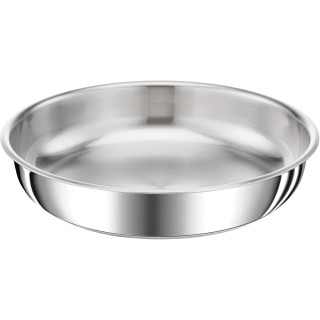 Poêle 24 cm Ingenio Daily Cook inox - Revêtement Titanium, manche amovible Tefal