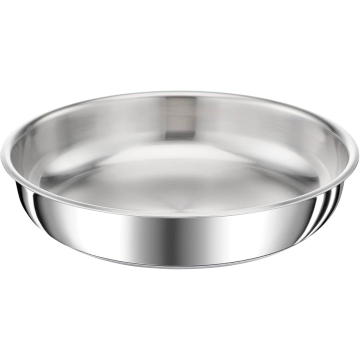 Poêle 24 cm Ingenio Daily Cook inox - Revêtement Titanium, manche amovible Tefal