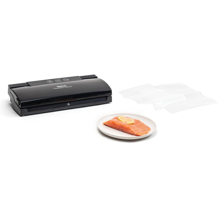 Machine de mise sous vide Tefal Vacupack Classic - Conservation longue durée - Noir brillant