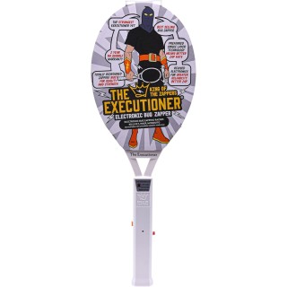 Raquette anti-moustique électrique simple grille ABS robuste intérieur extérieur