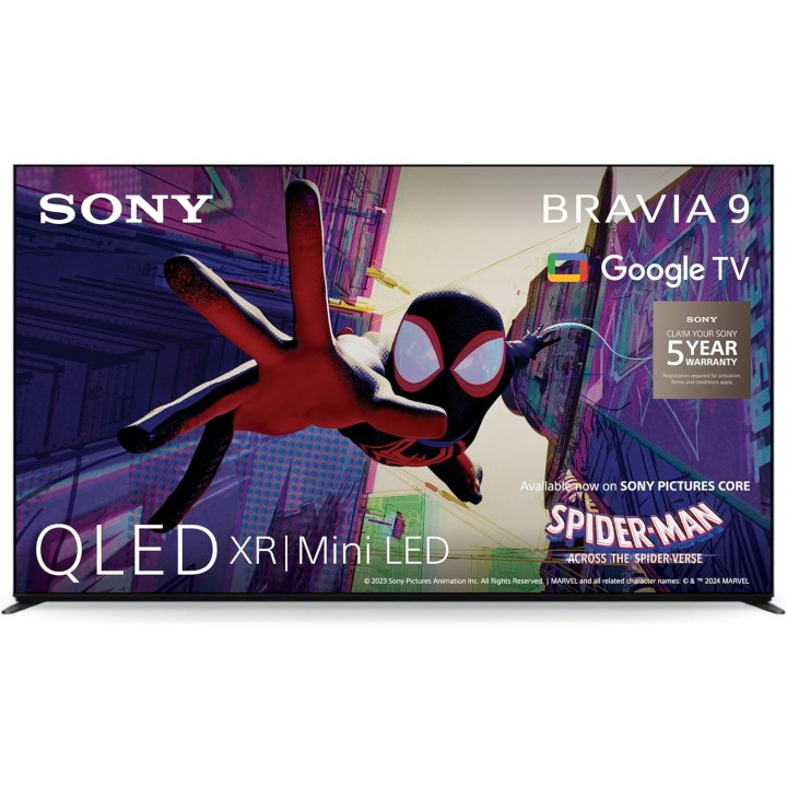 TV 4K 75 pouces QLED Mini LED Sony – Google TV, Dolby Vision, Gaming, 120Hz